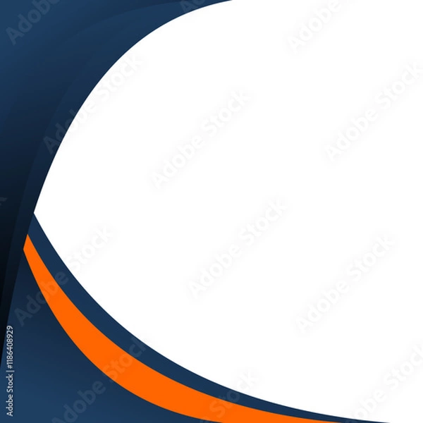 Fototapeta Curvy Border Shape