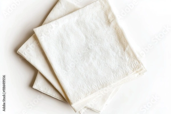 Obraz Napkin isolated on white background