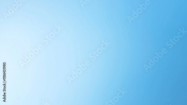 Fototapeta Light blue background with soft gradient and grainy texture