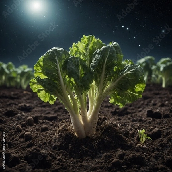Obraz  Imagine a vegetable that grows only in outer space.