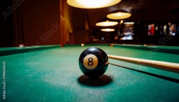 Fototapeta The strategic angles and shots add depth to the gameplay experience.  