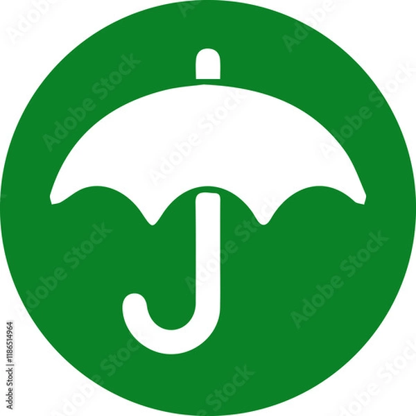 Obraz vector umbrella icon