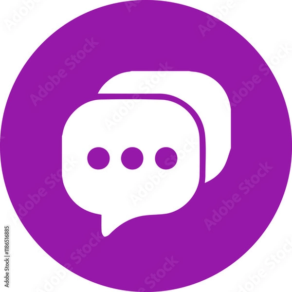 Obraz chat bubble icon