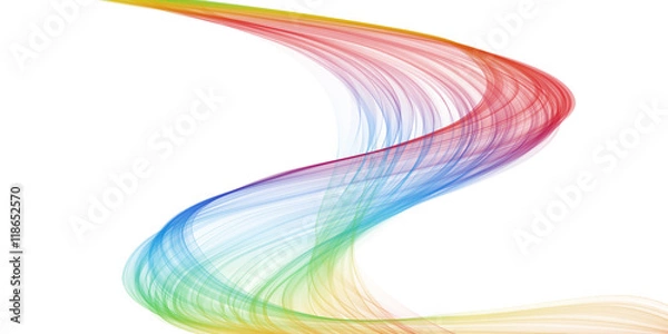 Obraz Beautiful detailed wave of color
