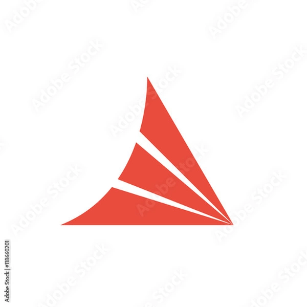 Obraz triangle vector logo icon