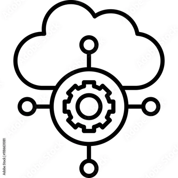 Obraz Cloud Management Platform Icon