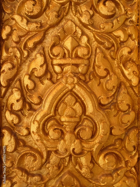 Obraz carving on the wall