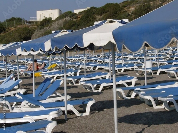 Fototapeta spiaggia a Rodi