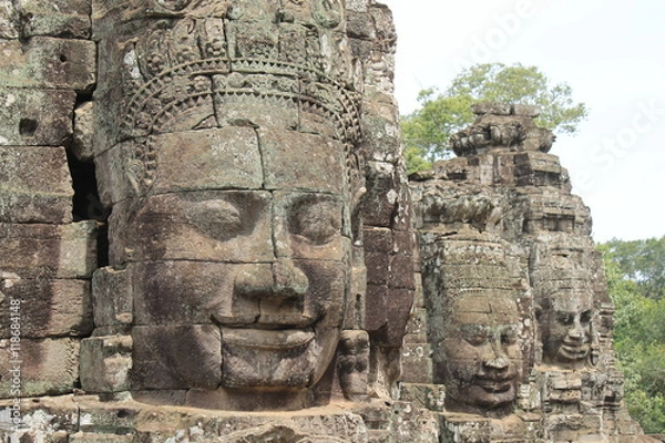 Obraz バイヨン寺院の観世音菩薩像