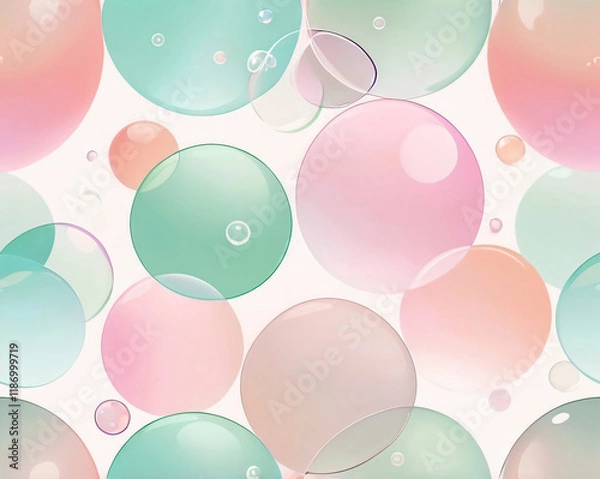 Obraz Multicolored bubbles