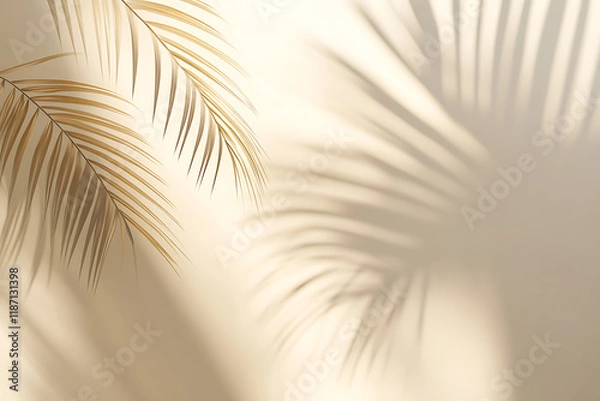 Obraz palm leaf background