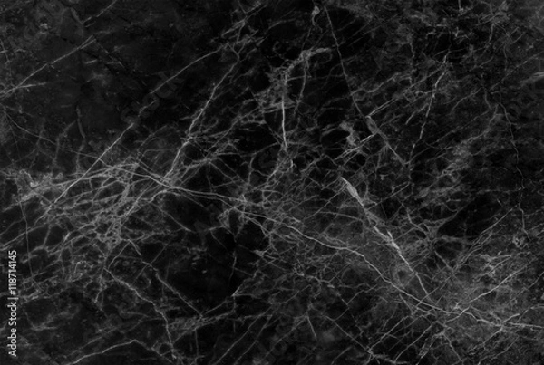 Fototapeta Czarne marmurowe tło tekstury