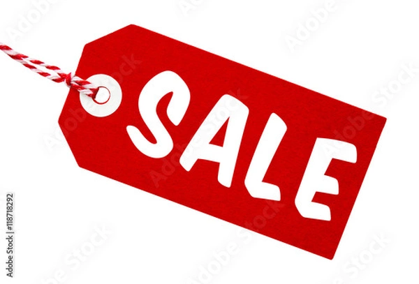 Obraz Sprzedaż Tag Z Ciągiem