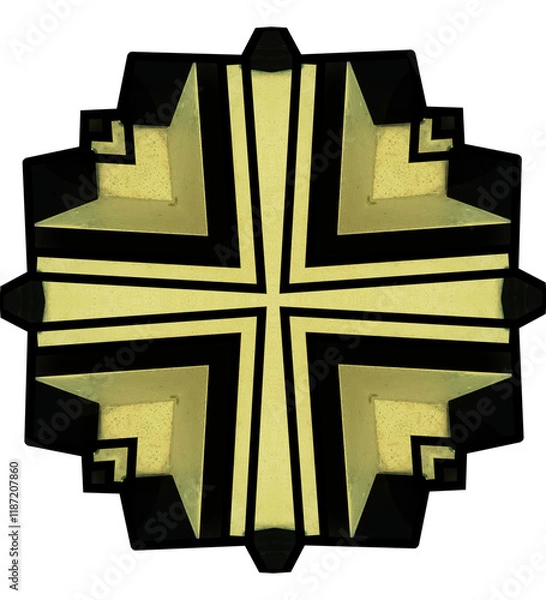 Obraz 3D Cross Ceiling and tile decor