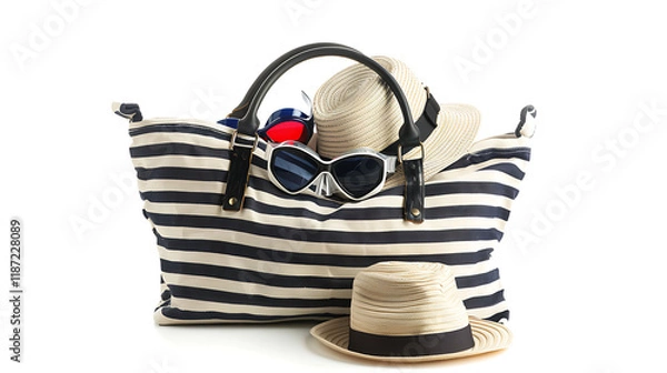 Obraz Beach Bag with Accessories