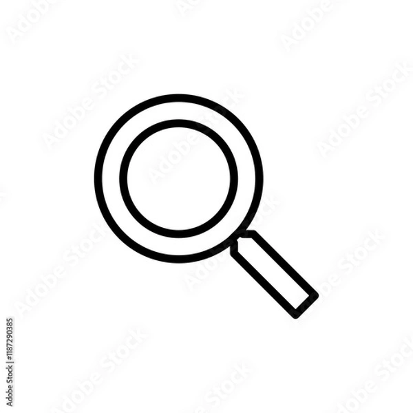 Obraz Search icon flat editable icon mark