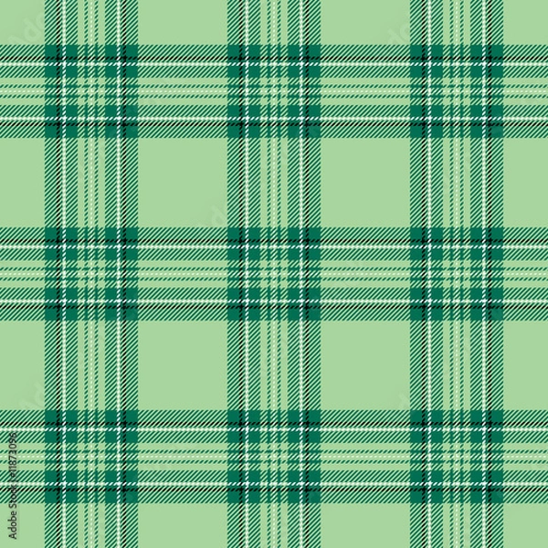 Fototapeta Green Plaid