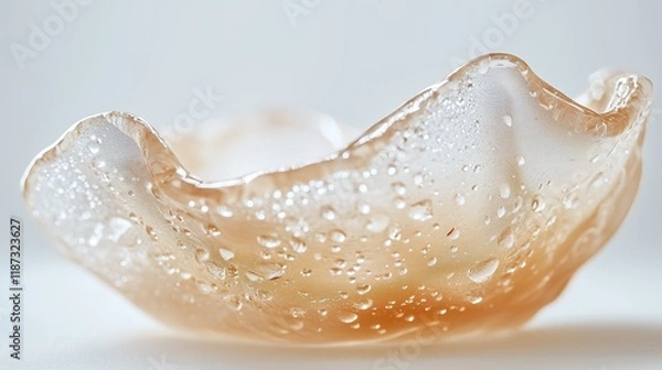 Fototapeta Microscopic details of the collagen mask texture