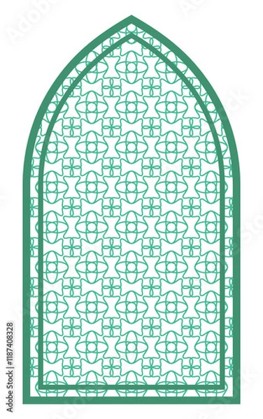 Obraz Beautiful and elegant modern geometric windows 