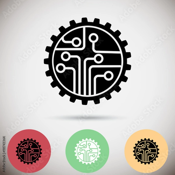 Obraz Circuit board  icon