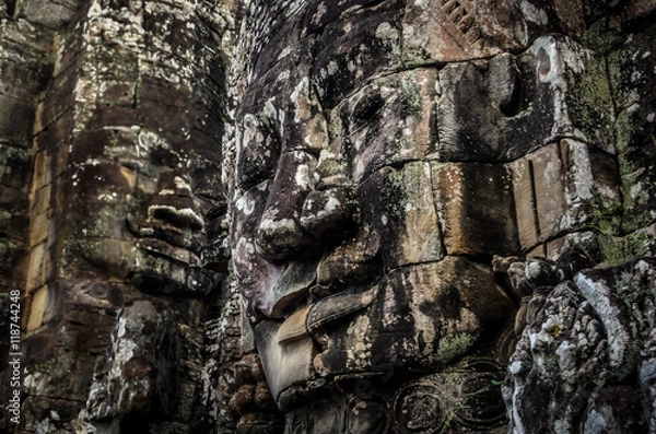 Obraz Angkor Wat temple statue