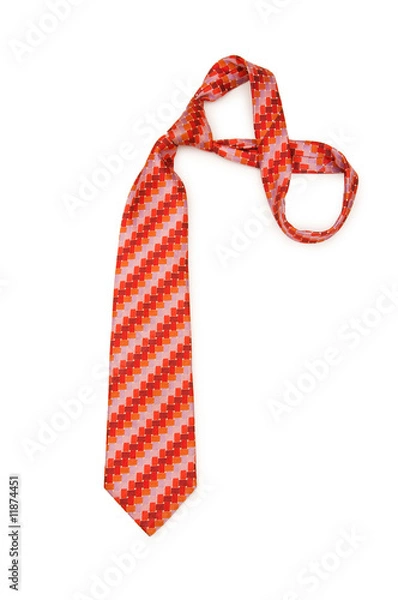 Obraz Neck tie isolated on the white background