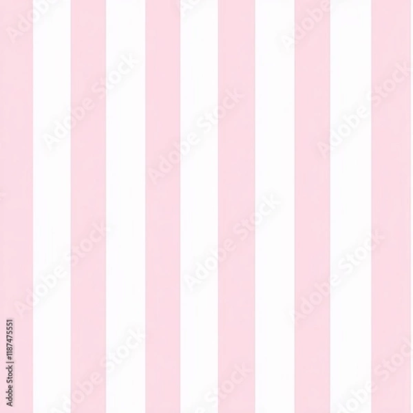 Obraz Bright pink stripes against a white backdrop. A seamless pattern of bright pink and white stripes. Suitable for cloth design, textile fabric, wallpaper, wrapping, and tile