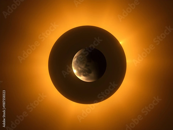 Obraz sun in the space