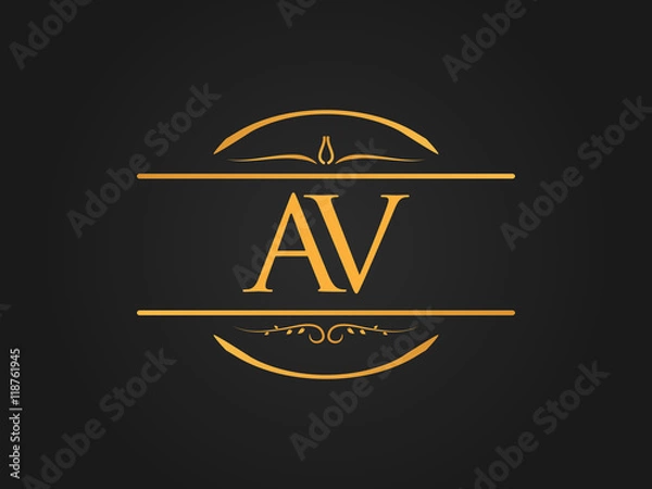 Fototapeta luxurious circle ornament