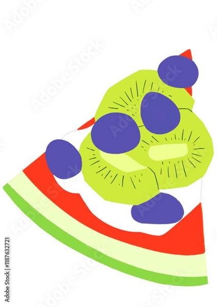 Obraz Pizza Fruit | Fruit Snack