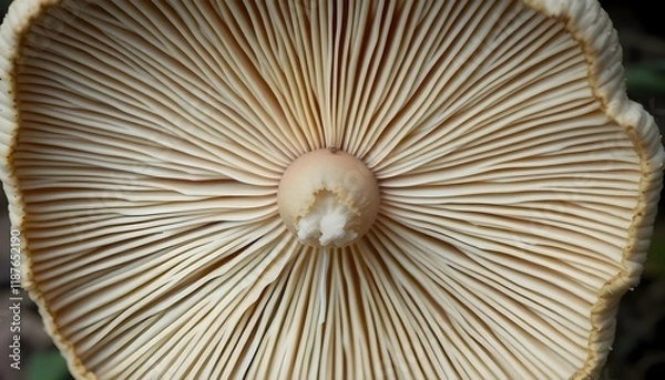 Fototapeta a close up of a mushroom on a tree