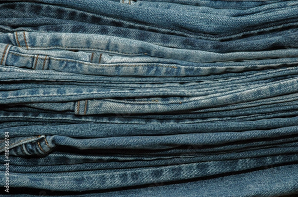 Fototapeta Stacked Denim