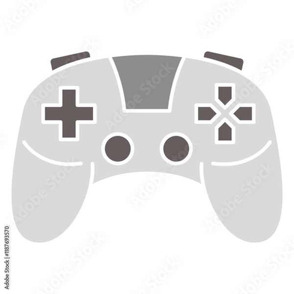Obraz joystick game controller illustration