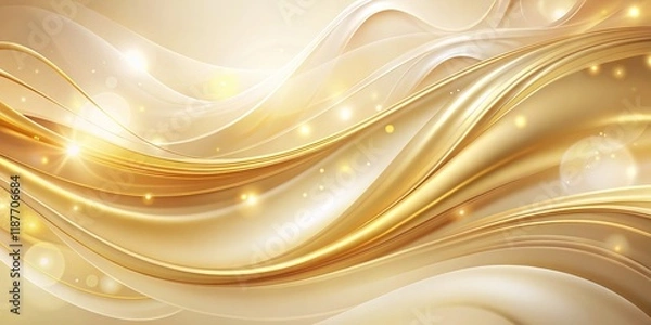 Fototapeta Elegant Gold and Cream Abstract Background