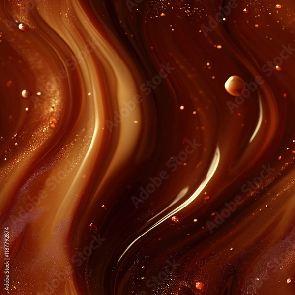 Obraz Creamy Sauce Seamless Pattern