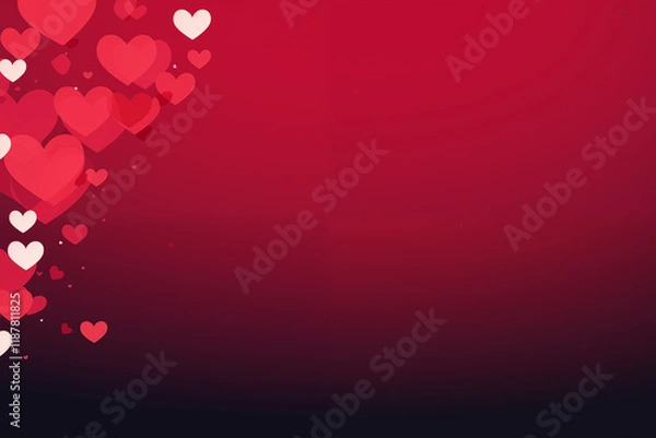 Obraz Valentine's Day themed presentation background
