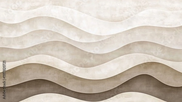 Fototapeta Abstract Beige Wave Pattern Background