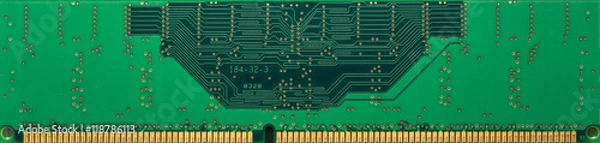 Fototapeta Image of computer detail abstract background wide angle