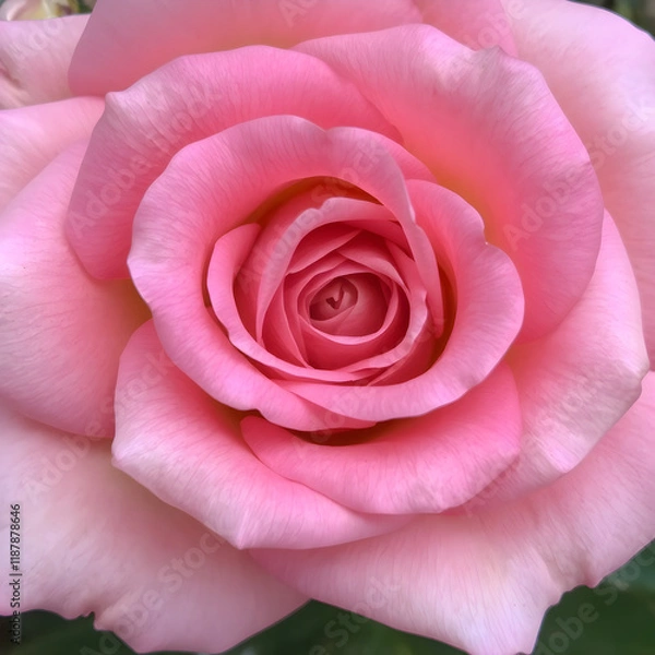 Obraz pink rose closeup