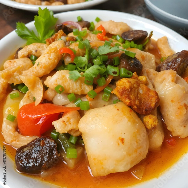 Obraz wings with vegetables