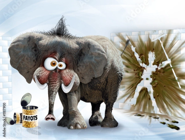 Obraz le pet de tantor