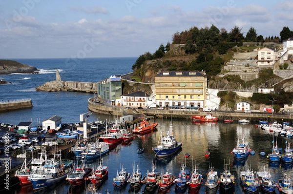 Fototapeta Hafen Luarca