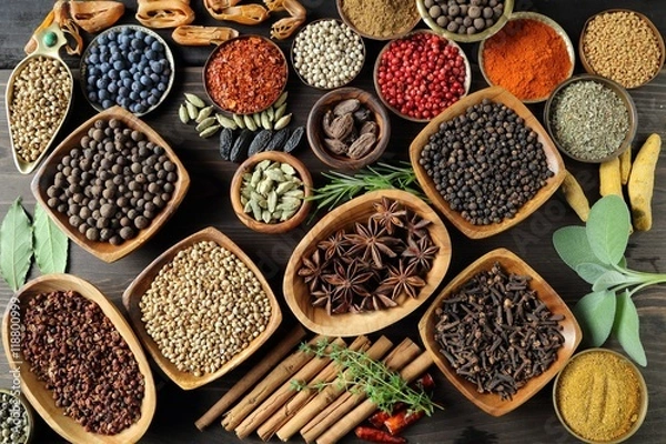 Obraz Herbs and spices.