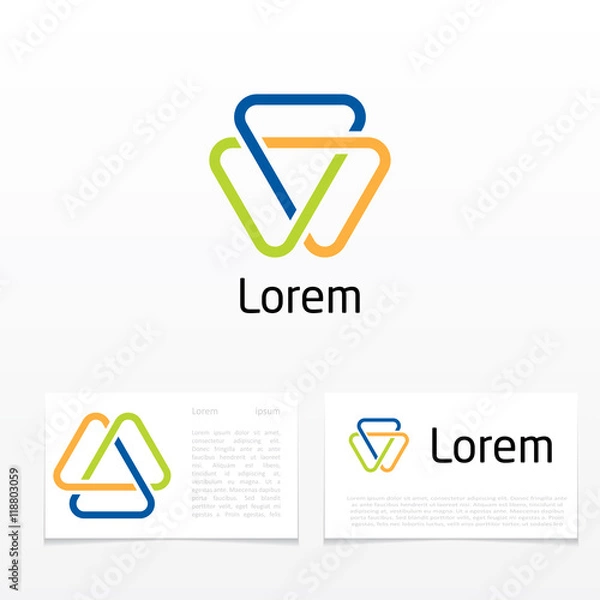 Fototapeta triangular shape