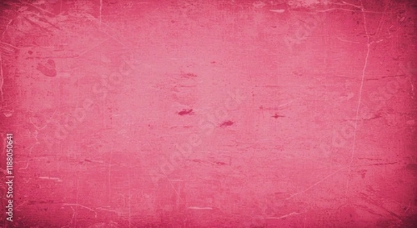 Fototapeta A grunge pink background with distressed textures and rough edges ideal for edgy and urban designs