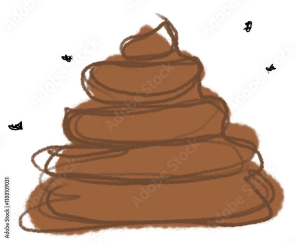 Fototapeta poop