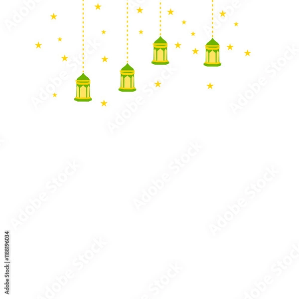 Obraz Islamic Hanging Lantern Decoration