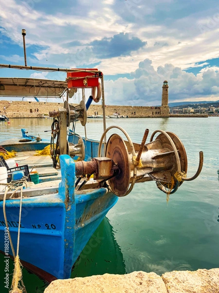 Obraz im Hafen von Rethymnon