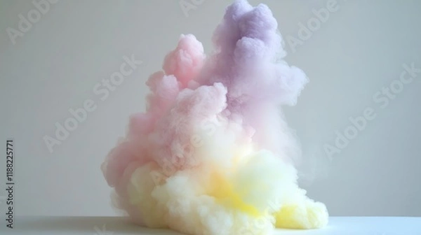 Obraz Pastel Colored Cotton Candy Cloud Formation