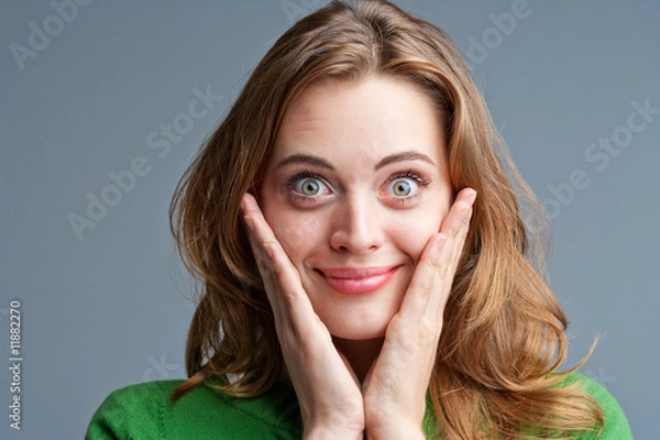 Obraz astonished smile